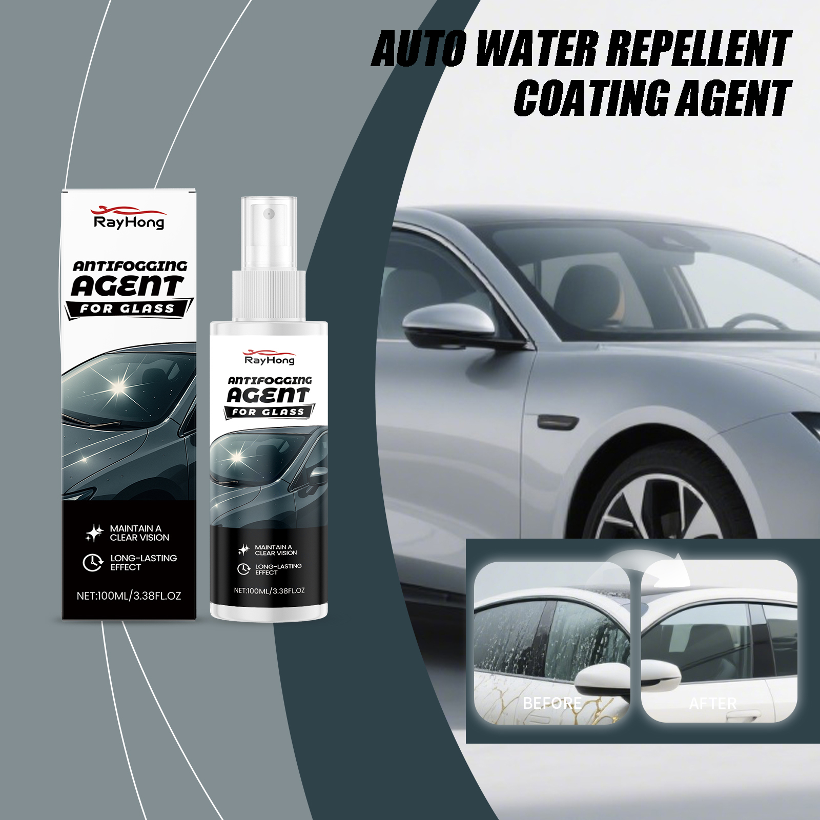 Cars Glass Anti-Rain Spray Aut - Car Shampoo Ph ulasan dan harga