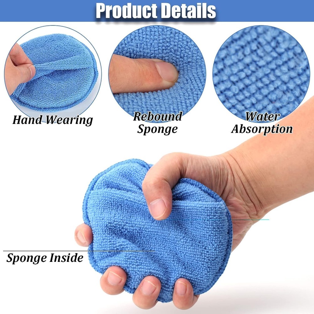 Microfiber Wax Applicator Pads - Wax Applicator Pad ulasan dan harga