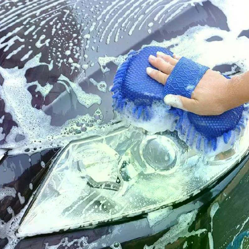 1/2Pcs Blue Microfiber Chenill - Microfiber Towel Detailing ulasan dan harga