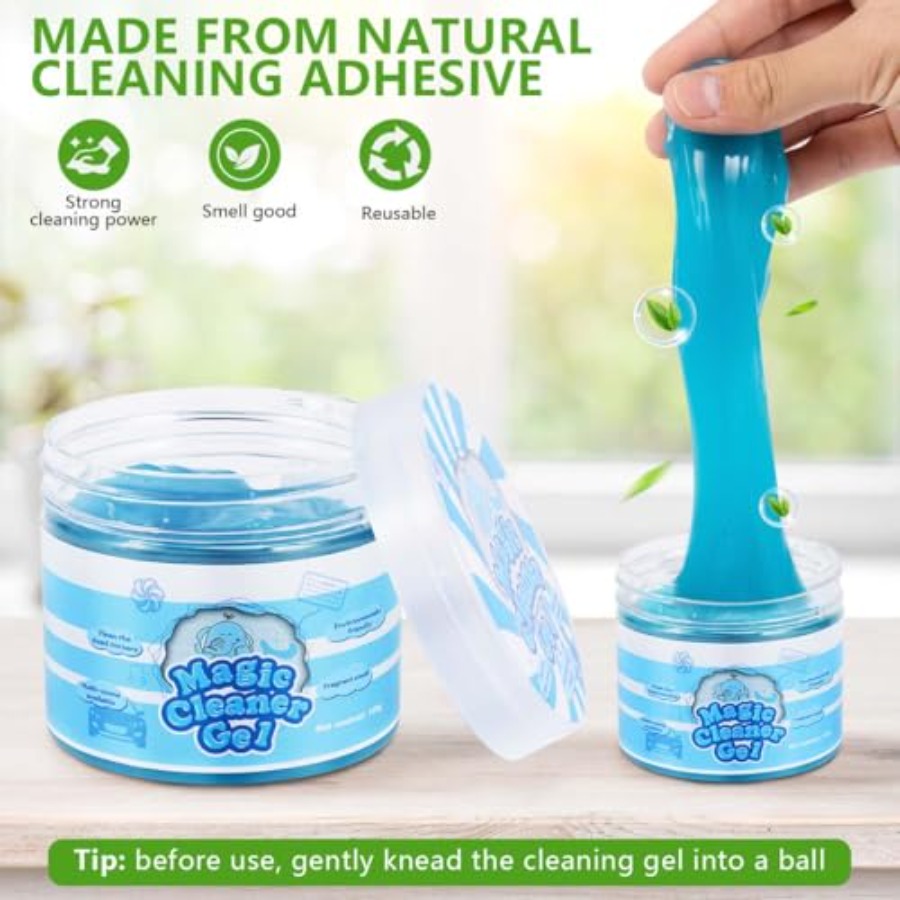 2 Pack Car Cleaning Gel Slime  - Interior Detailing Kit ulasan dan harga