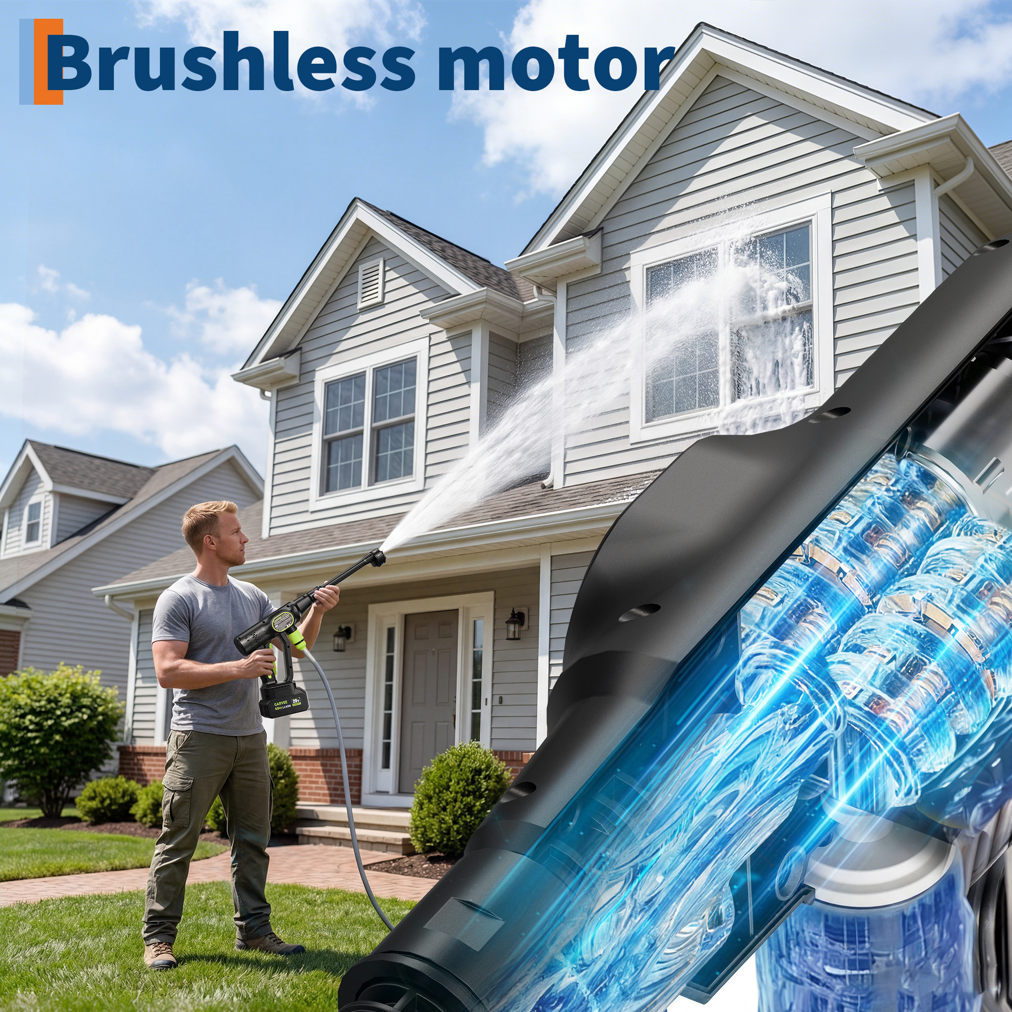 Cordless Pressure Washer, 320  - Foam Cannon Car Wash ulasan dan harga