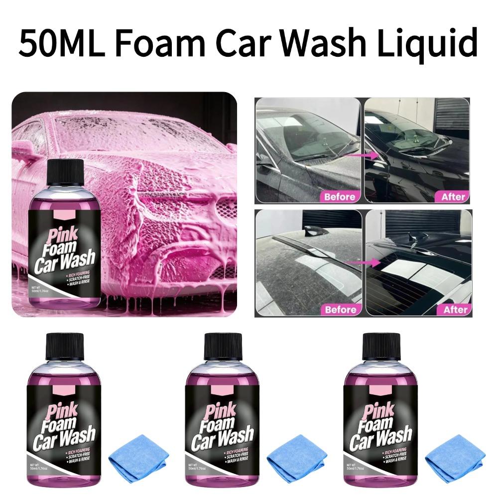 50ml Foam Car Wash Liquid Rich - Microfiber Towel Detailing ulasan dan harga